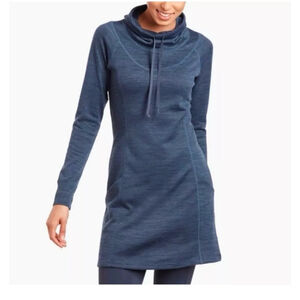 Women's Kuhl LÉA™ DRESS Size S Blue Long Sleeve Lea dress